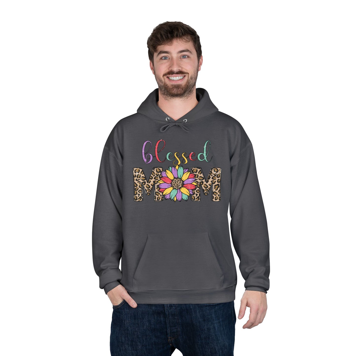 Blessed Mom Eco-Friendly Pullover Hoodie