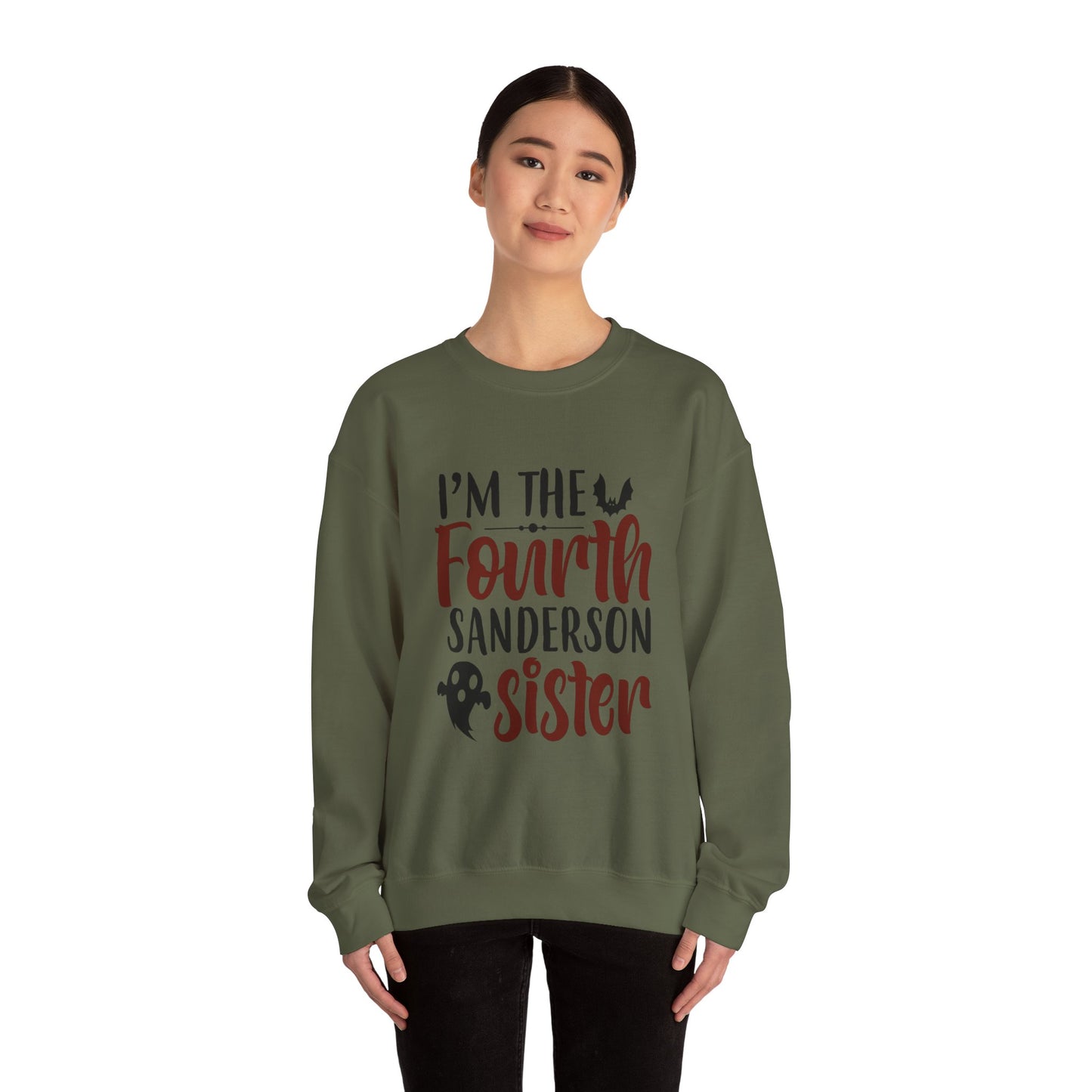 Spooky Sister Sweatshirt, Cozy Halloween Crewneck, Sanderson Sisters Gift, Unisex Fall Fashion, Cute Family Sweatshirt