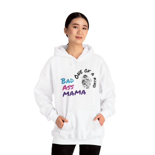 Bad Ass Mama Unisex Hoodie - One of a Kind Heavy Blend Sweatshirt