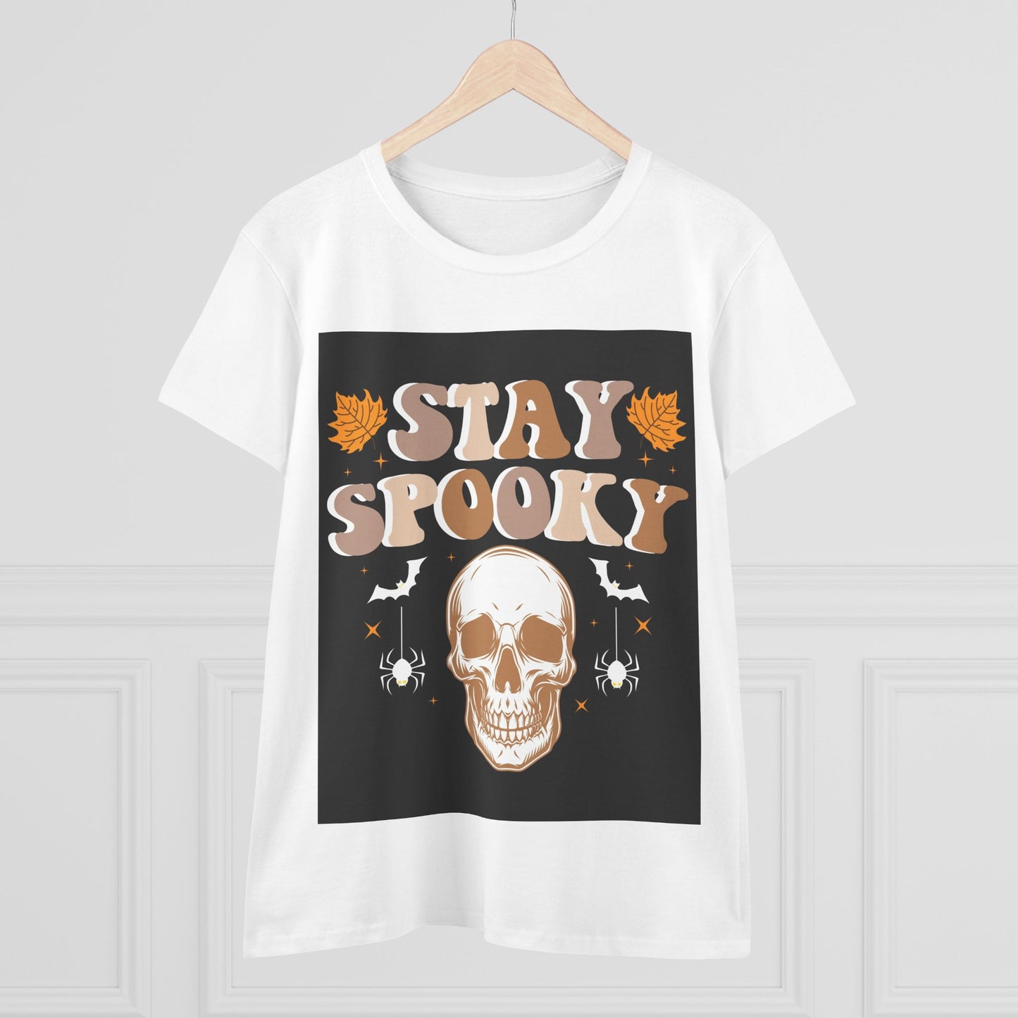 Stay Spooky Women's Tee - Halloween Shirt, Fall Fashion, Graphic Tee for Women, Casual Halloween, Spooky Season Outfit