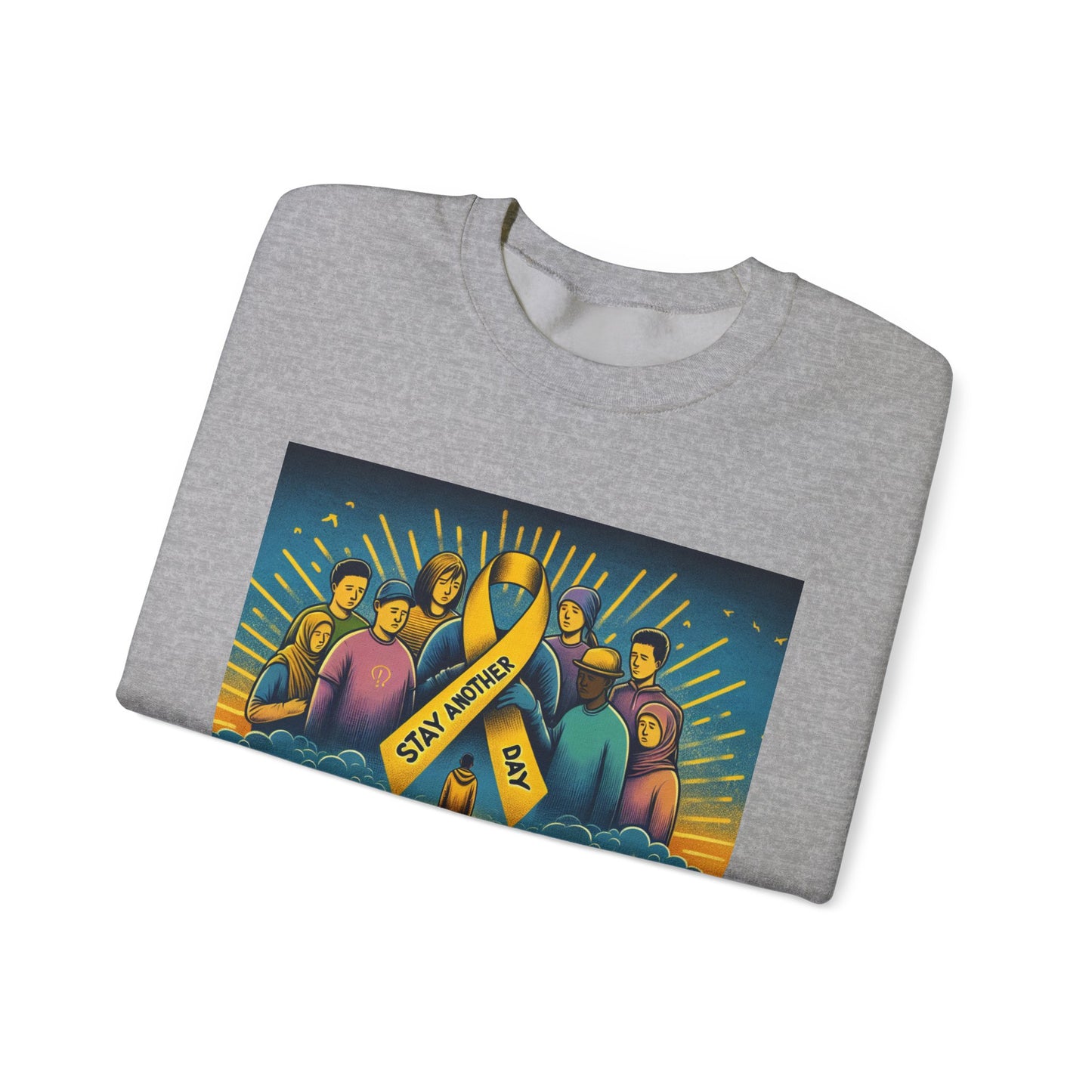 Suicide Prevention Awareness Sweatshirt, Stay Another Day, You Matter, Mental Health Support, Crewneck Jumper, Unisex Hoodie