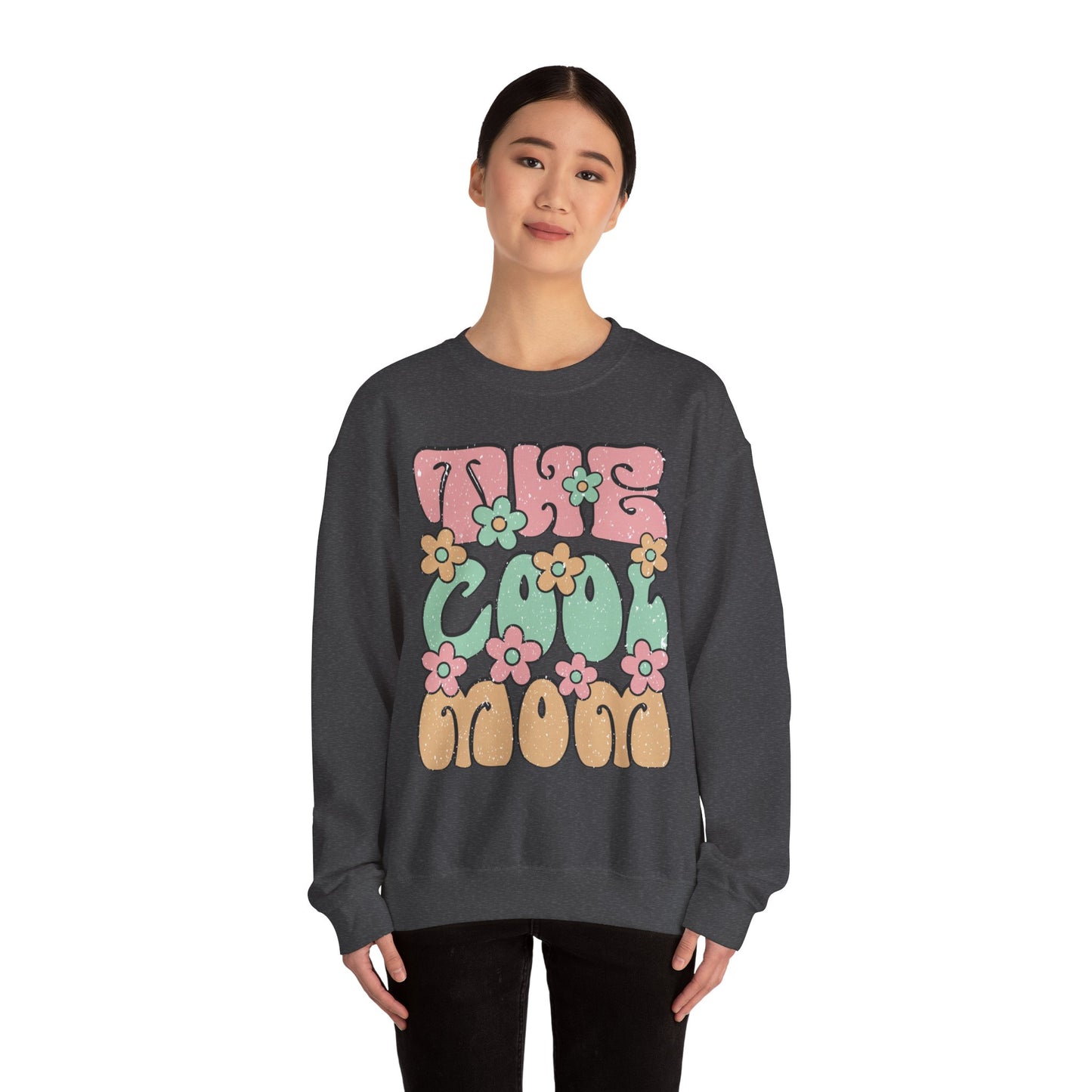 The Cool Mood Floral Graphic Unisex Crewneck Sweatshirt