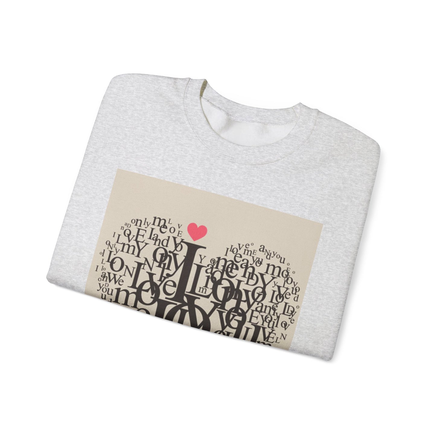 Heartfelt Love Sweatshirt - Unisex Heavy Blend™ Crewneck for Comfort and Connection