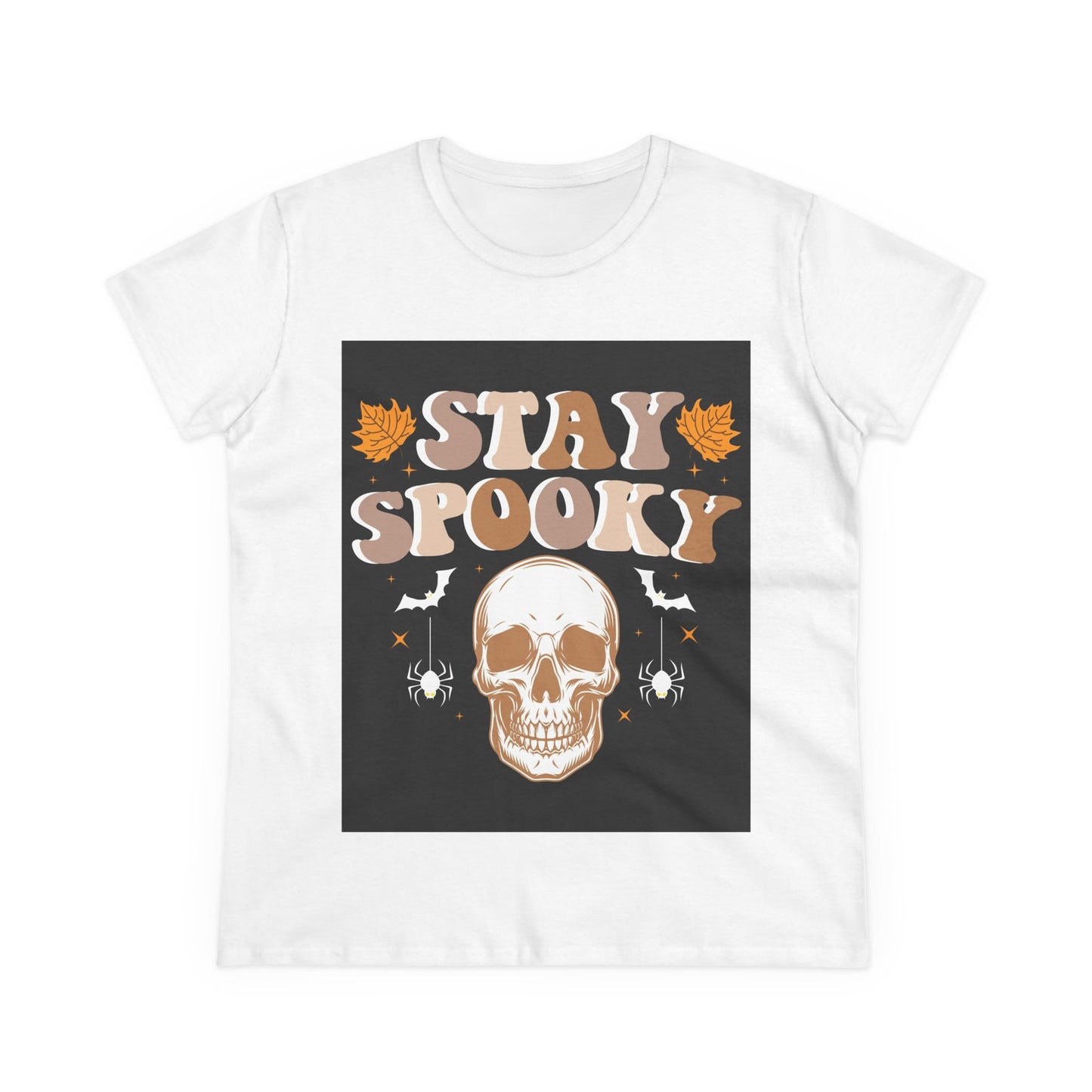 Stay Spooky Women's Tee - Halloween Shirt, Fall Fashion, Graphic Tee for Women, Casual Halloween, Spooky Season Outfit