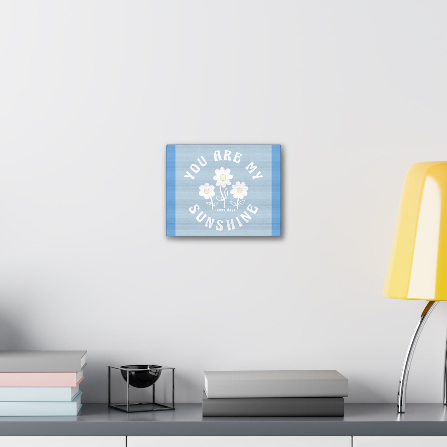You Are My Sunshine Floral Canvas Art - Happy Days Home Decor