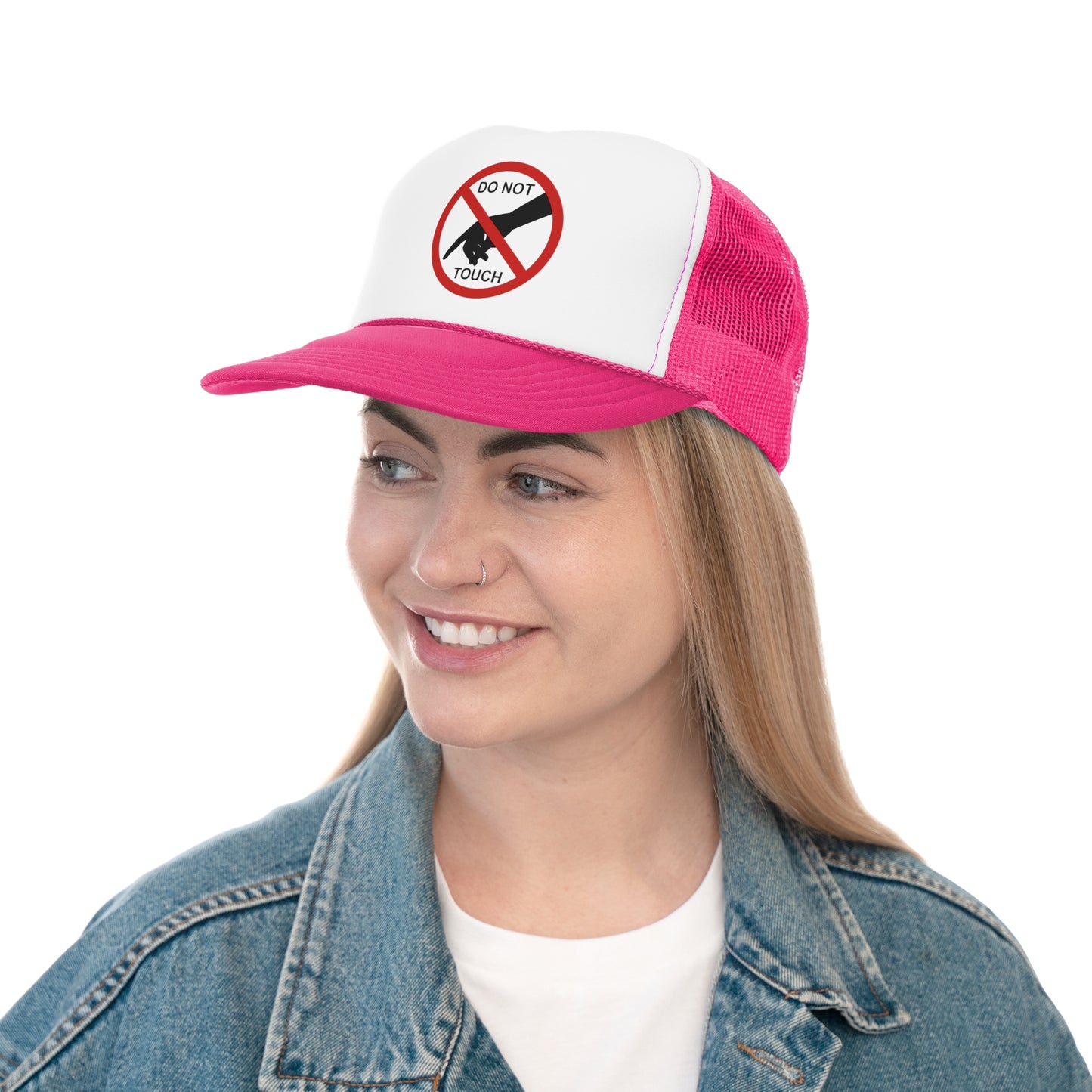Protest Trucker Cap: Do Not Touch, Funny Cap, Graphic Hat, Gift for Him/Her, Casual Outdoors Gear