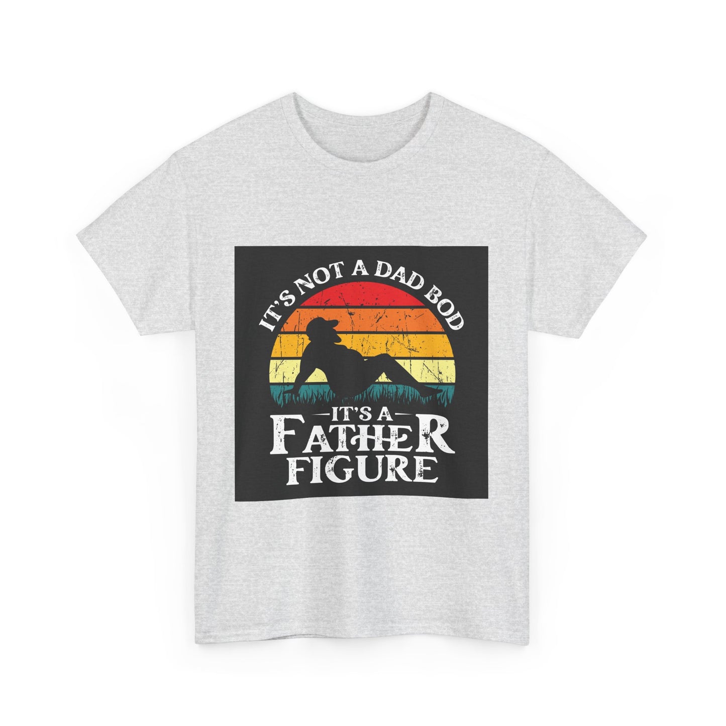 Father Figure Unisex Heavy Cotton Tee - Perfect Gift for Dads, Celebrating Fatherhood