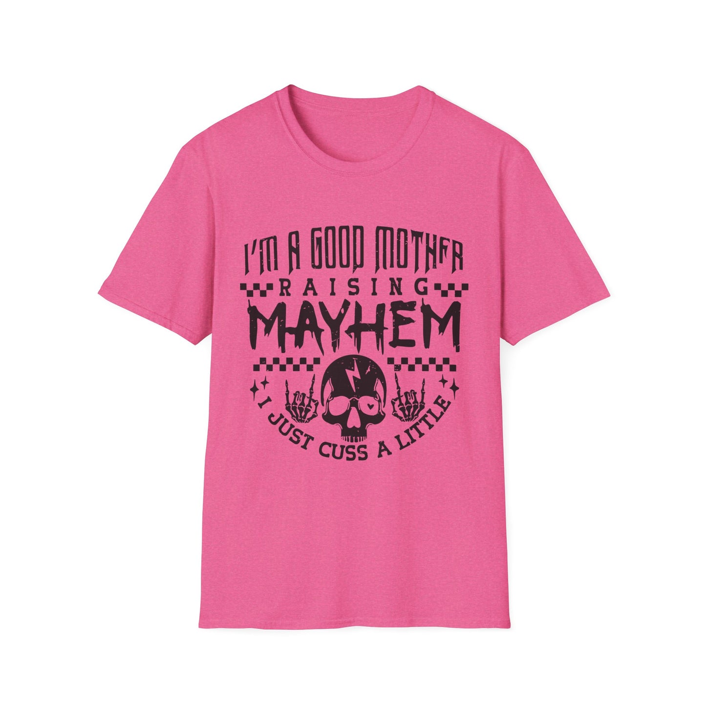Unisex Softstyle T-Shirt, Fun Parent Shirt, Motherhood Humor Tee, Gift for Moms, Casual Everyday Wear, Mother's Day Gift
