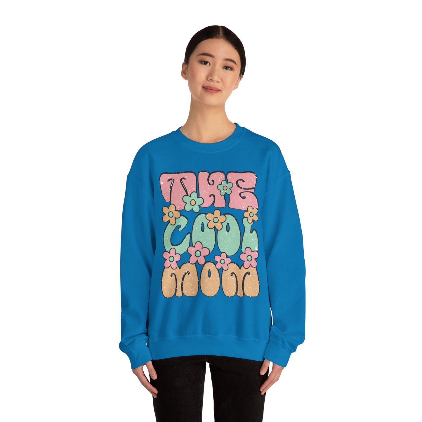 The Cool Mood Floral Graphic Unisex Crewneck Sweatshirt