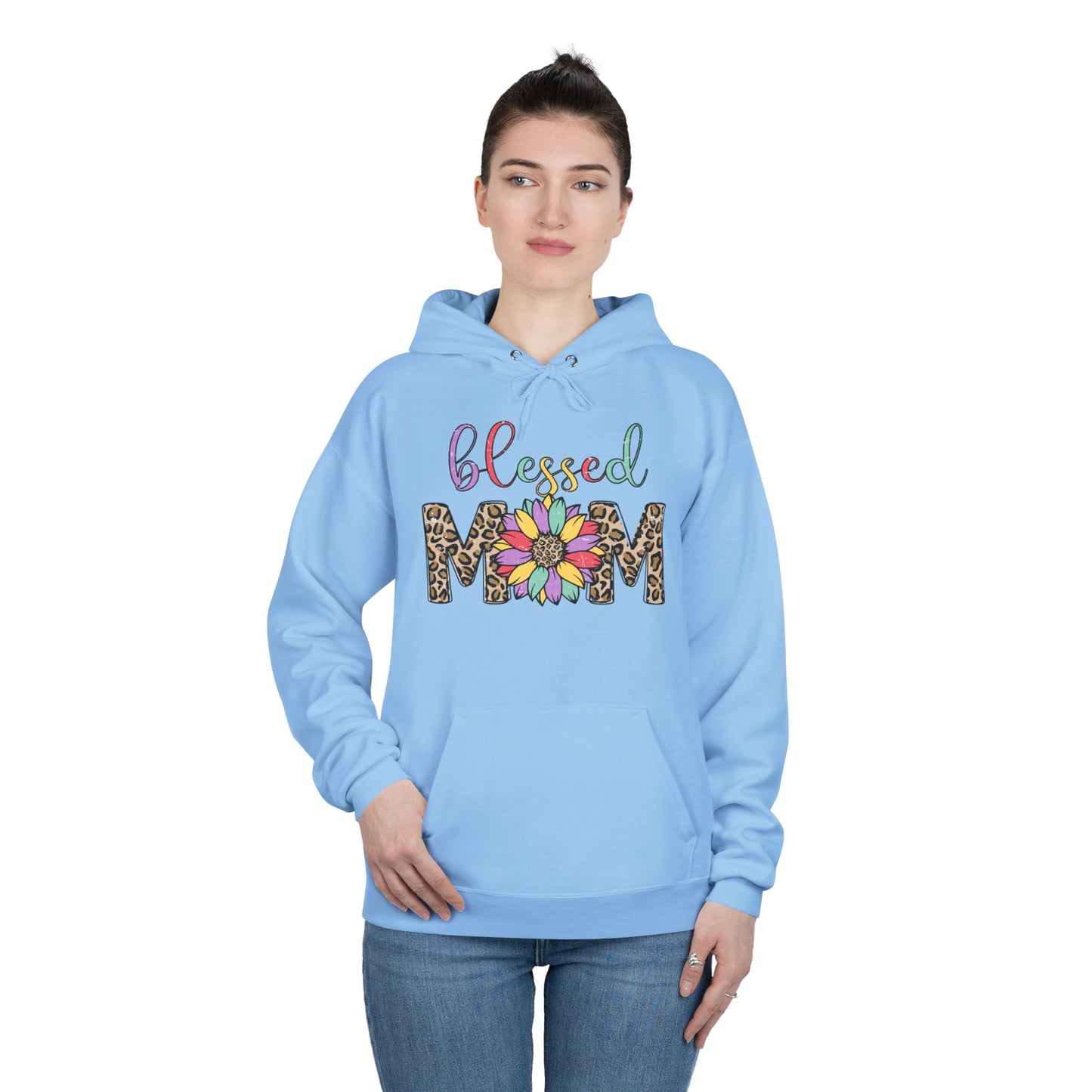 Blessed Mom Eco-Friendly Pullover Hoodie