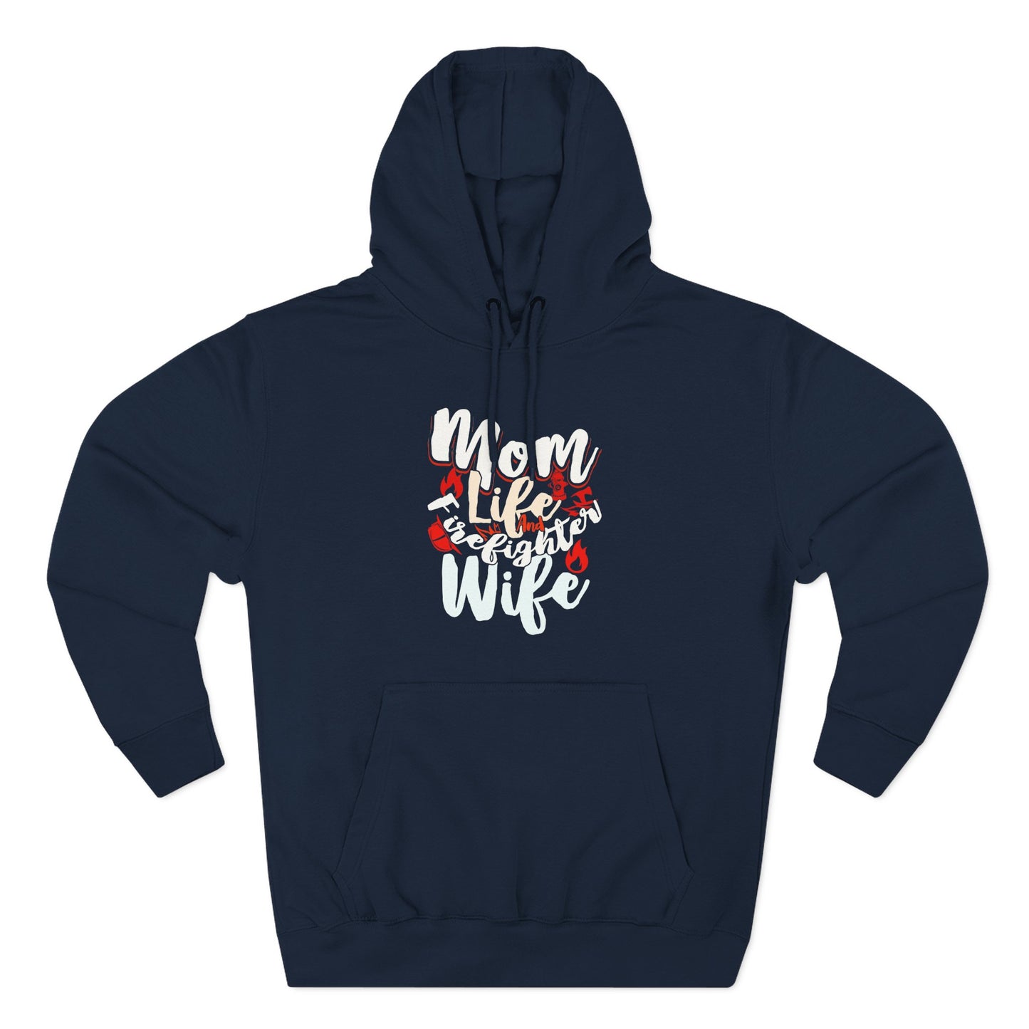 Cozy 'Mom Life' Fleece Hoodie for Wives - Perfect Gift for Mother’s Day