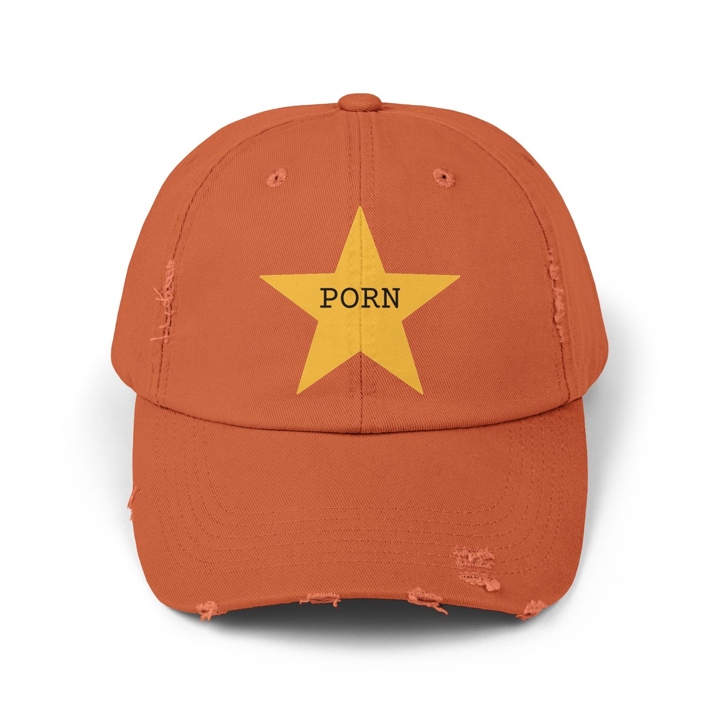 Trendy Unisex Distressed Cap with Statement Design, Casual Hat, Fashion Accessory, Gift for Him, Gift for Her, Everyday Style