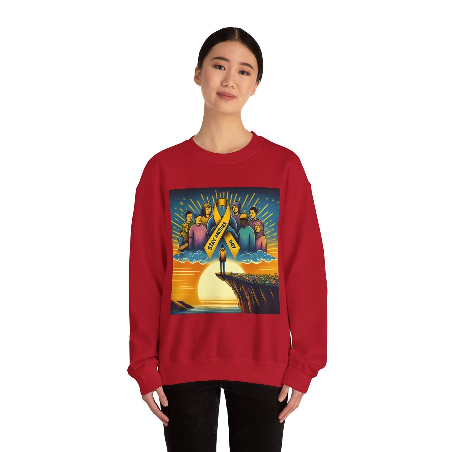 Suicide Prevention Awareness Sweatshirt, Stay Another Day, You Matter, Mental Health Support, Crewneck Jumper, Unisex Hoodie