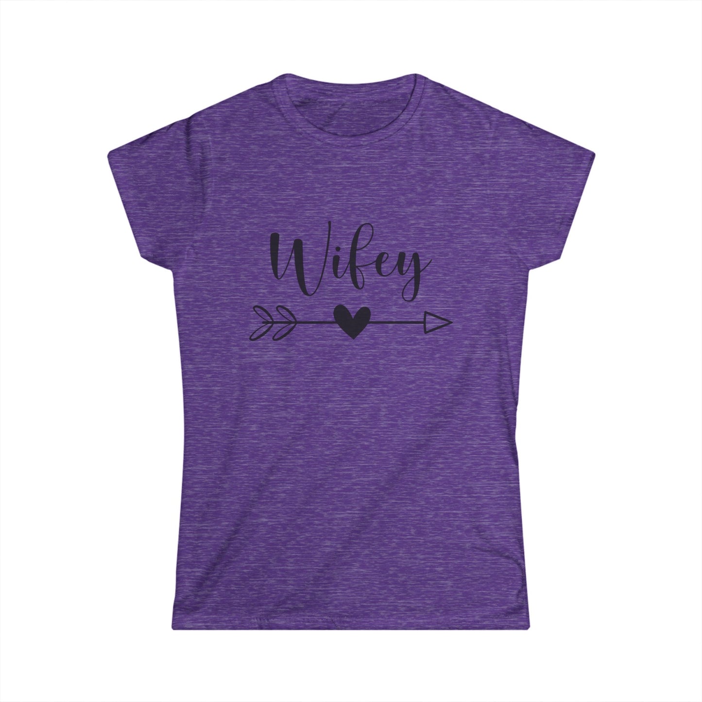 Wifey Softstyle Tee, Cute Gift for Newlyweds, Engagement, Bride, Bridal Shower, Couple Matching Tops
