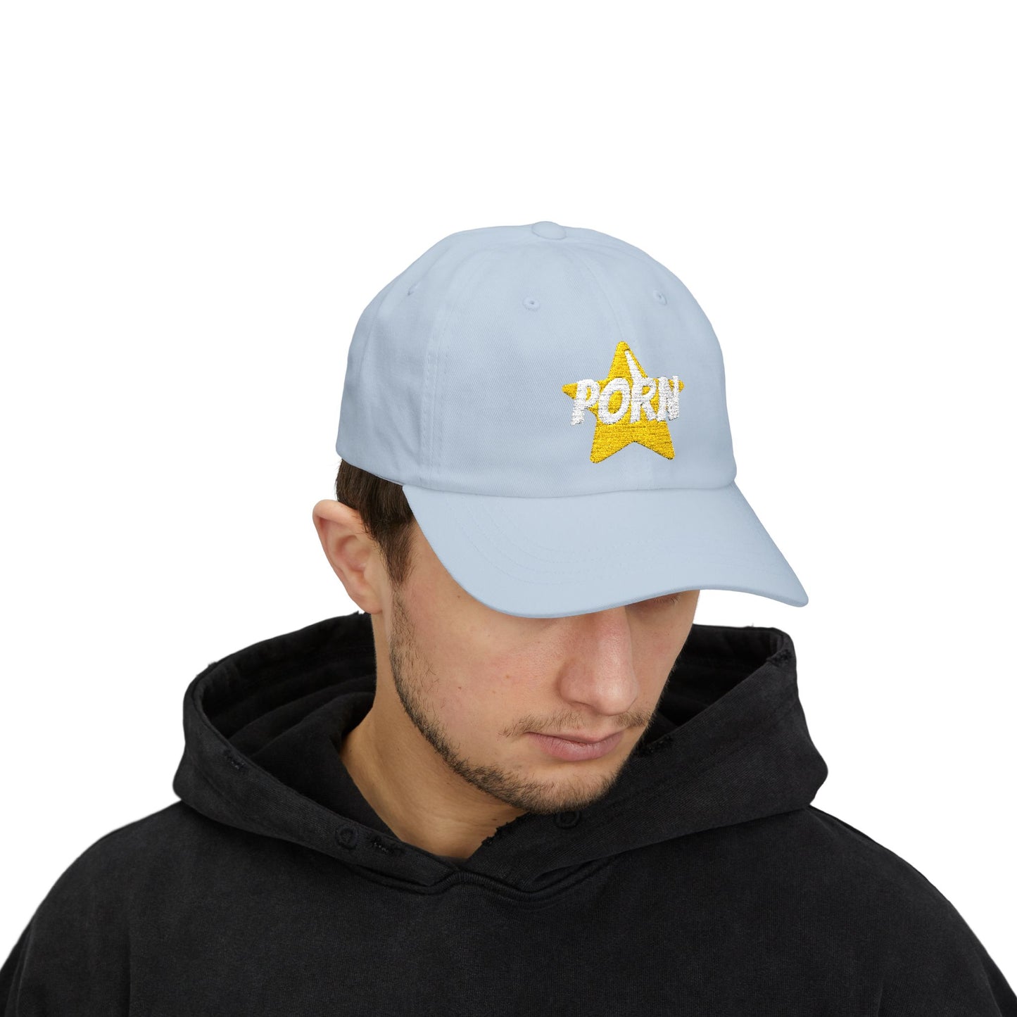 Playful Dad Cap with 'PORN' Design - Trendy Unisex Hat for Casual Wear, Great Gift for Him, Perfect for Summer Events, Festivals, funny hat, statement hat, gifts for her