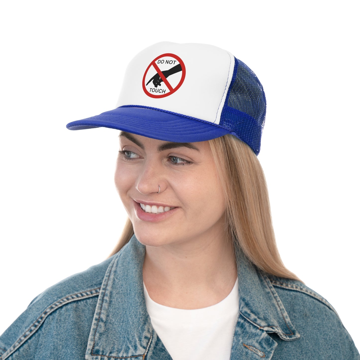 Protest Trucker Cap: Do Not Touch, Funny Cap, Graphic Hat, Gift for Him/Her, Casual Outdoors Gear