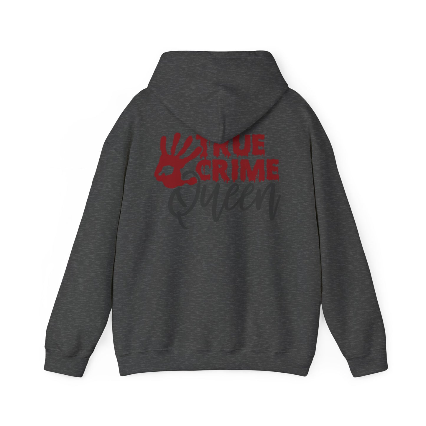 True Crime Queen Hoodie - Cozy Sweatshirt for True Crime Lovers, Perfect Gift for Halloween, Birthdays, and Everyday Wear