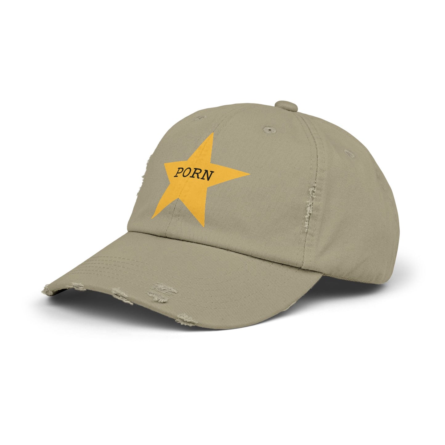 Trendy Unisex Distressed Cap with Statement Design, Casual Hat, Fashion Accessory, Gift for Him, Gift for Her, Everyday Style