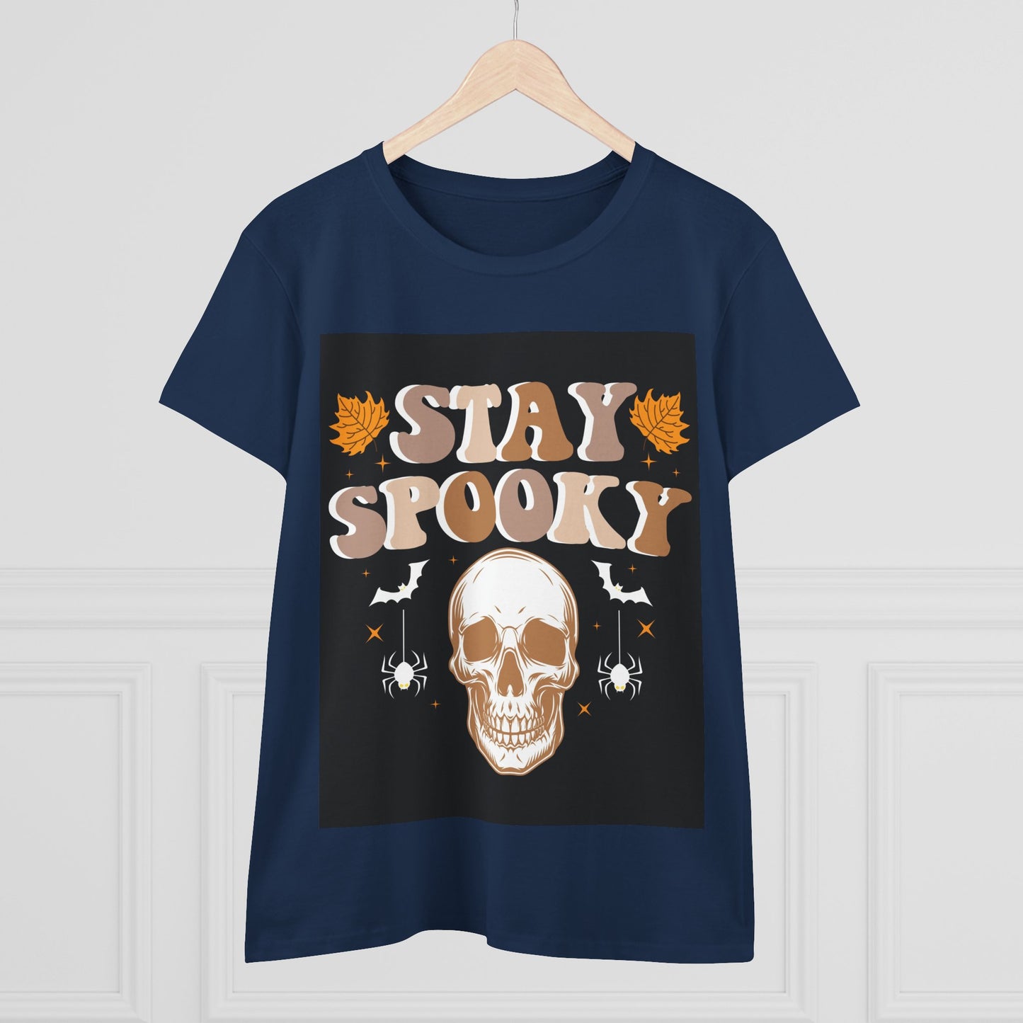 Stay Spooky Women's Tee - Halloween Shirt, Fall Fashion, Graphic Tee for Women, Casual Halloween, Spooky Season Outfit