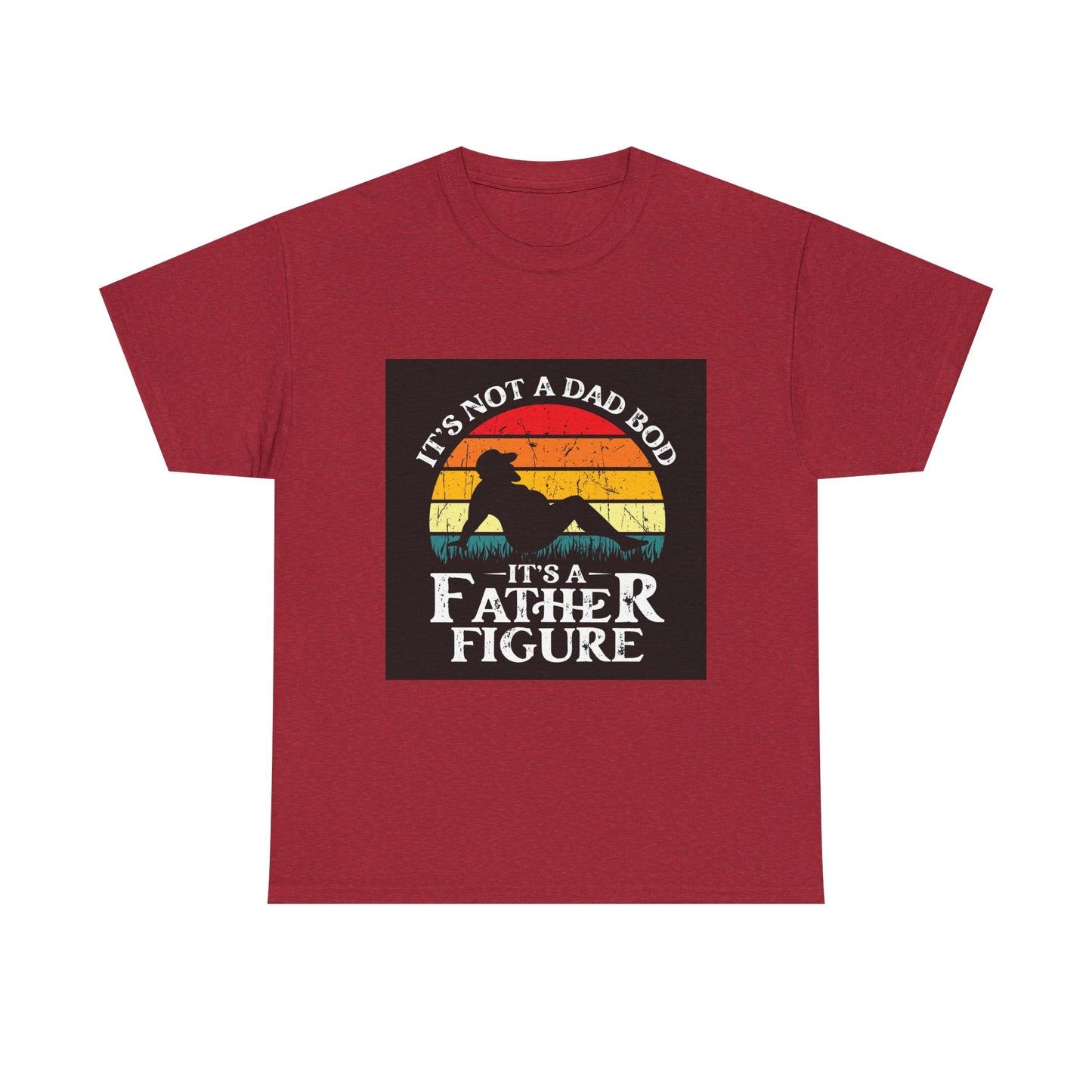 Father Figure Unisex Heavy Cotton Tee - Perfect Gift for Dads, Celebrating Fatherhood