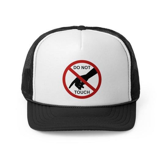 Protest Trucker Cap: Do Not Touch, Funny Cap, Graphic Hat, Gift for Him/Her, Casual Outdoors Gear