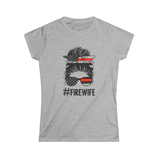 Women's Tee Firefighter Wife T-Shirt