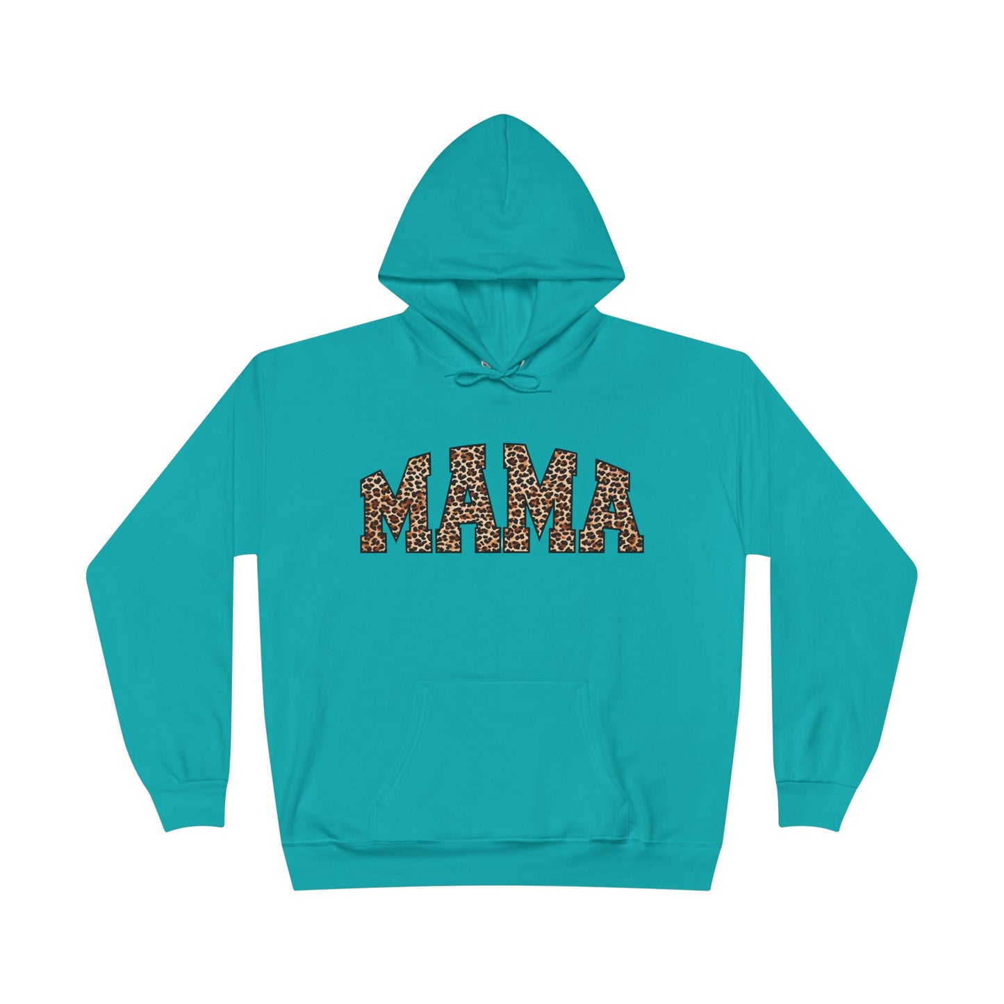 Leopard Print Mama Hoodie - Unisex EcoSmart® Pullover Sweatshirt