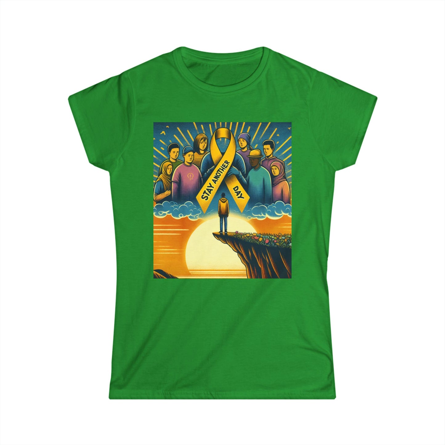 Suicide Prevention Women's Tee, You Matter T-Shirt, Stay Another Day Shirt, Mental Health Awareness Top, Inspirational Tee, Softstyle Shirt