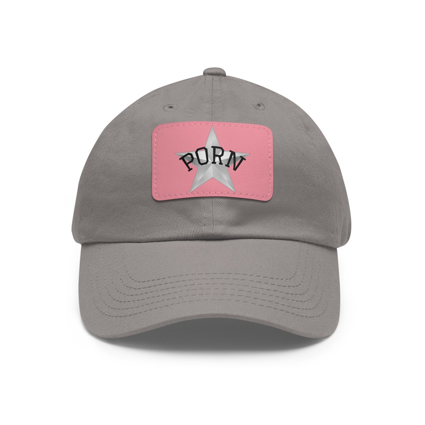 Stylish Dad Hat with Leather Patch, Casual Cap for Men, Summer Accessory, Fun Gift for Dads, Trendy Headwear. fun gifts for her, stylish womens hat