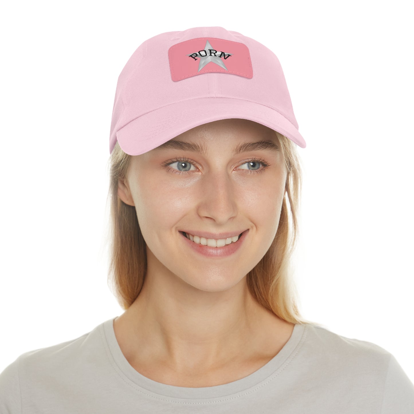 Stylish Dad Hat with Leather Patch, Casual Cap for Men, Summer Accessory, Fun Gift for Dads, Trendy Headwear. fun gifts for her, stylish womens hat