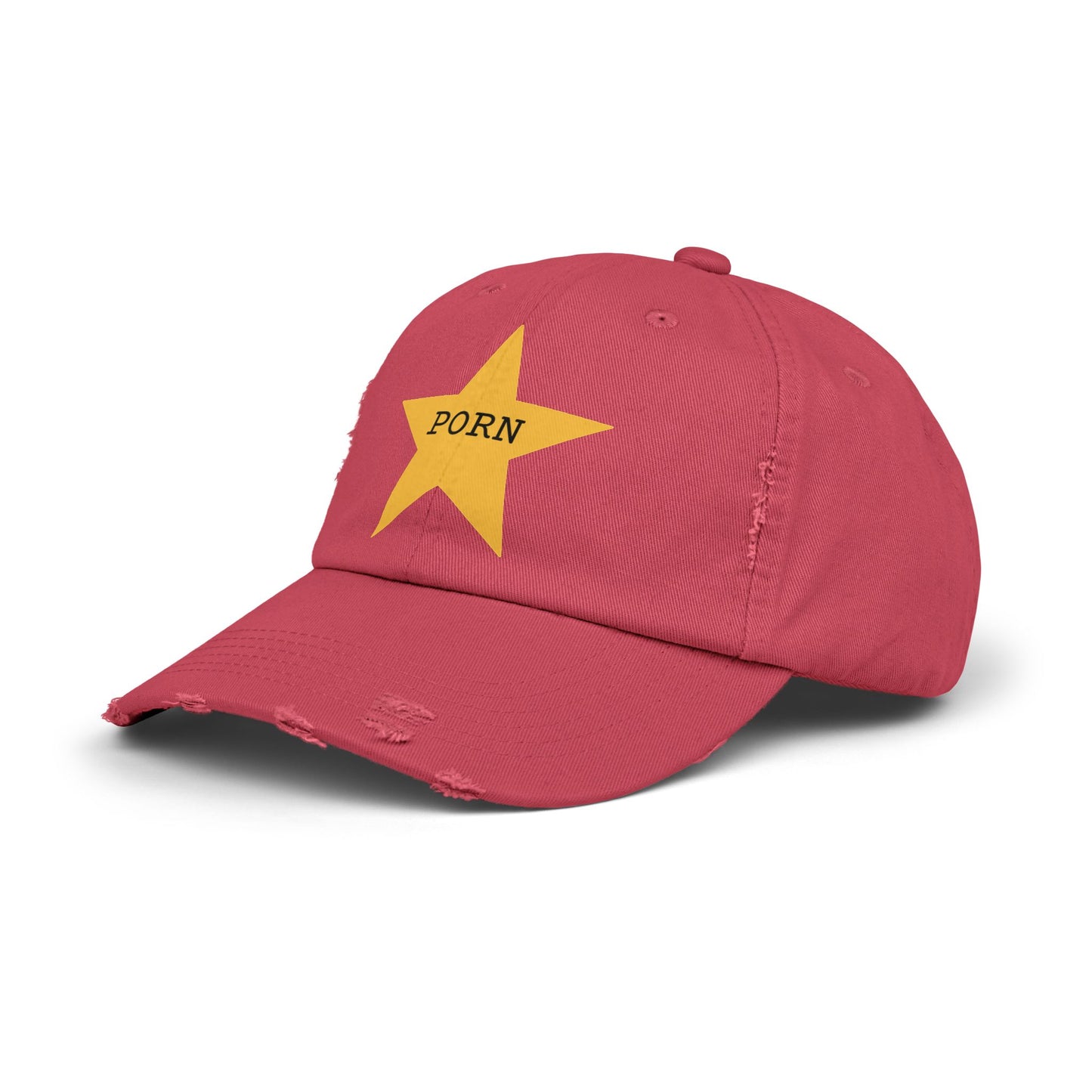 Trendy Unisex Distressed Cap with Statement Design, Casual Hat, Fashion Accessory, Gift for Him, Gift for Her, Everyday Style