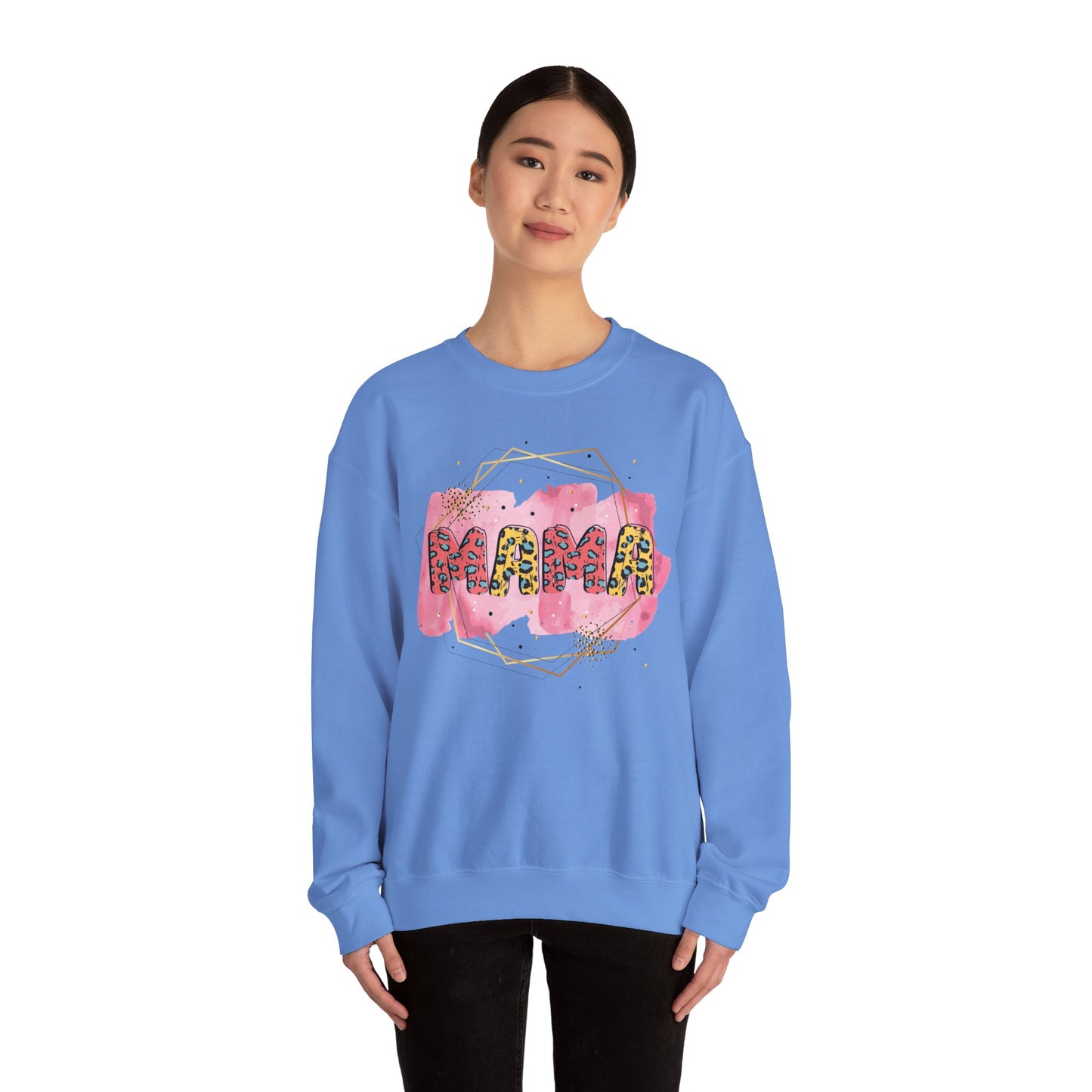 Mama Pride Crewneck Sweatshirt - Trendy Unisex Heavy Blend