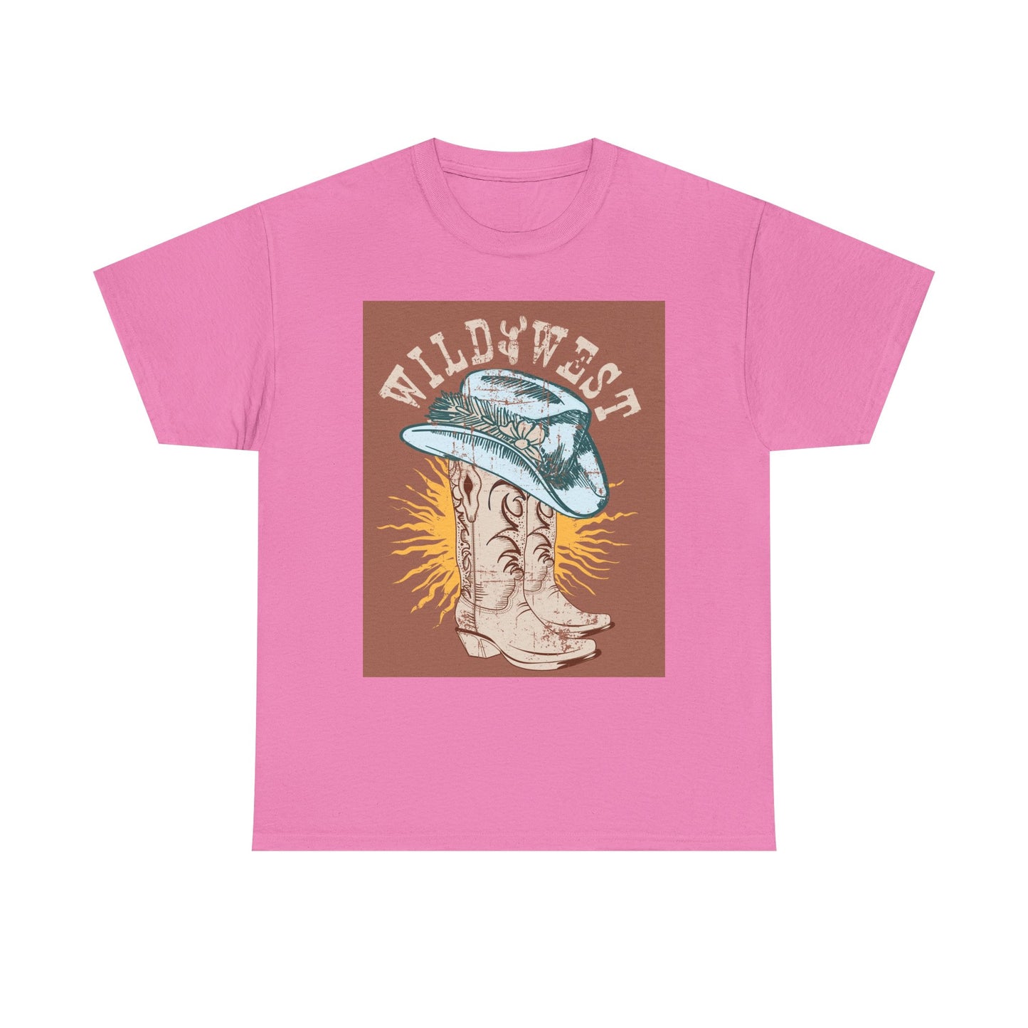 Wild West Cowboy Tee, Graphic Tee, Western Style Shirt, Country Music Apparel, Rodeo Outfit, Gift for Cowpoke Lovers