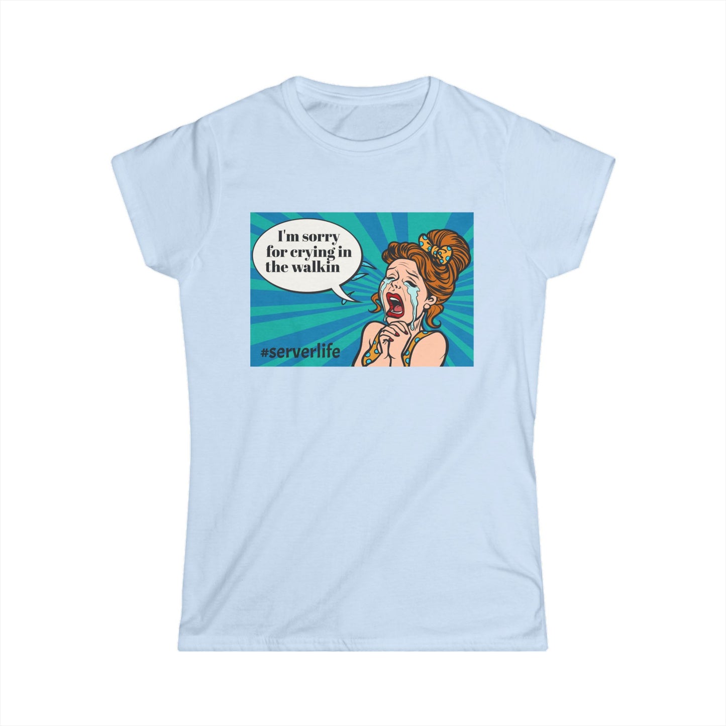 Server Life Women's Tee - Funny Server Shirt, Gift for Waitstaff, Restaurant Workers, Humor Tee, Casual Wear, Coffee Lover
