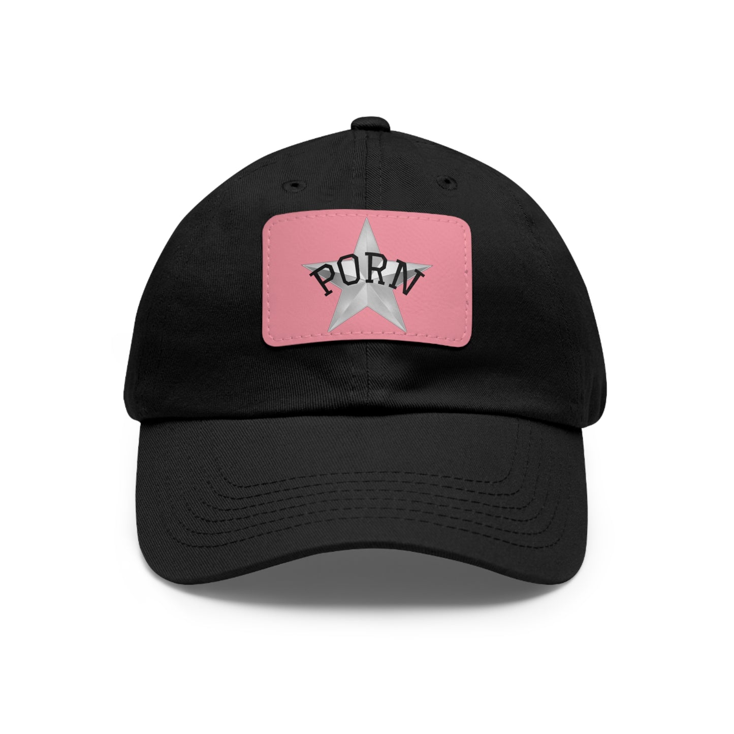 Stylish Dad Hat with Leather Patch, Casual Cap for Men, Summer Accessory, Fun Gift for Dads, Trendy Headwear. fun gifts for her, stylish womens hat