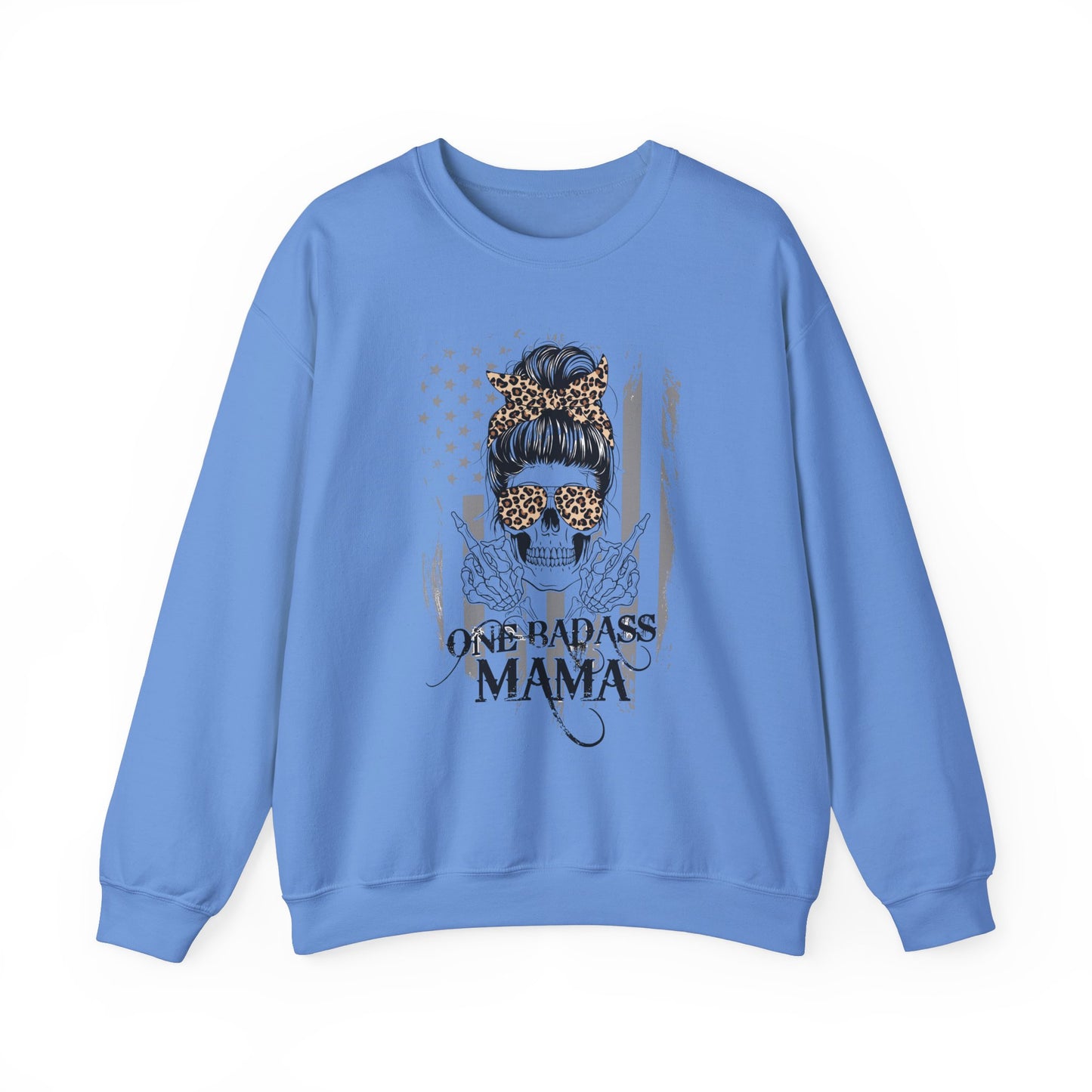 One Badass Mama Sweatshirt - Unisex Crewneck for Strong Women