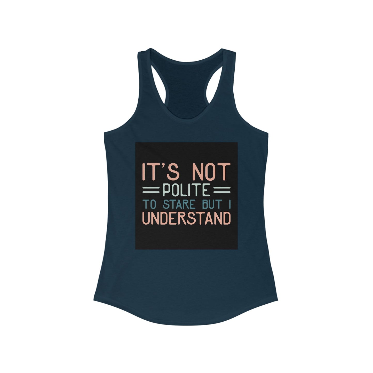 Women's Funny Racerback Tank, Perfect for Summer, Gift for Friends, Casual Wear, Workout Top, Lightweight and Comfy