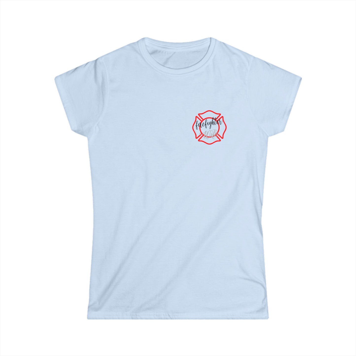 Firefighter Wife Women's Softstyle Tee - Support Your Hero