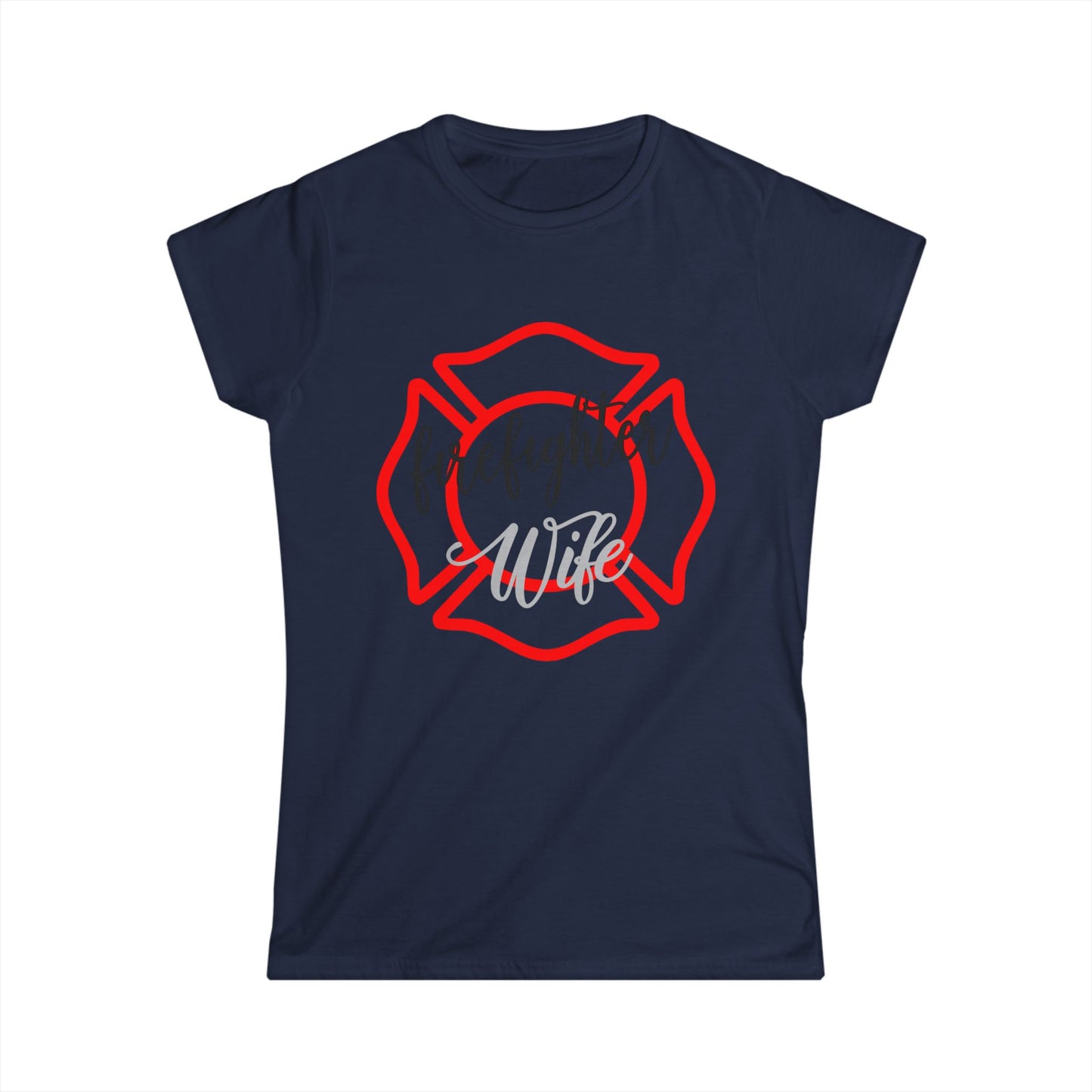 Firefighter Wife Softstyle Tee | Perfect Gift for Firefighter Wives