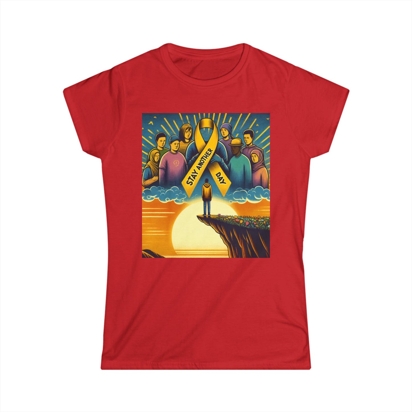 Suicide Prevention Women's Tee, You Matter T-Shirt, Stay Another Day Shirt, Mental Health Awareness Top, Inspirational Tee, Softstyle Shirt