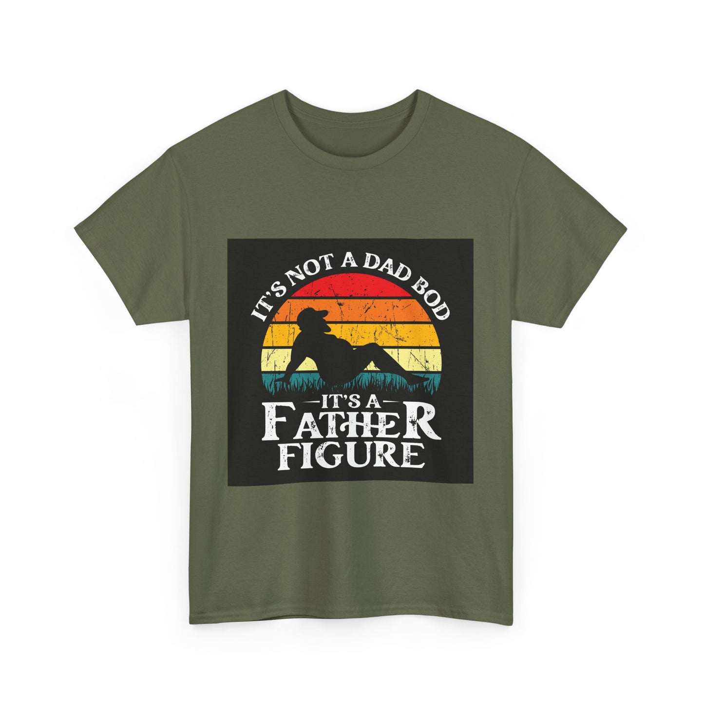 Father Figure Unisex Heavy Cotton Tee - Perfect Gift for Dads, Celebrating Fatherhood