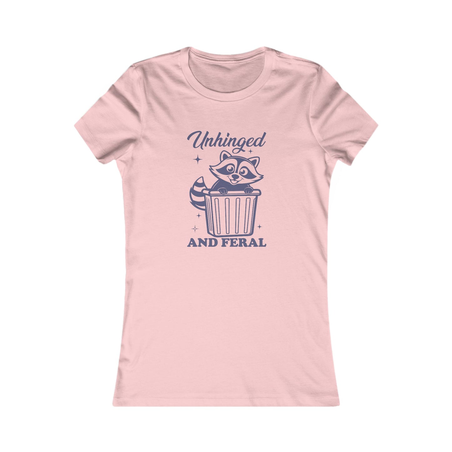 Whimsical Graphic Tee, Unhinged and Feral Shirt, Funny Animal Top, Casual Wear, Gift for Raccoon Lovers, Unique T-shirt