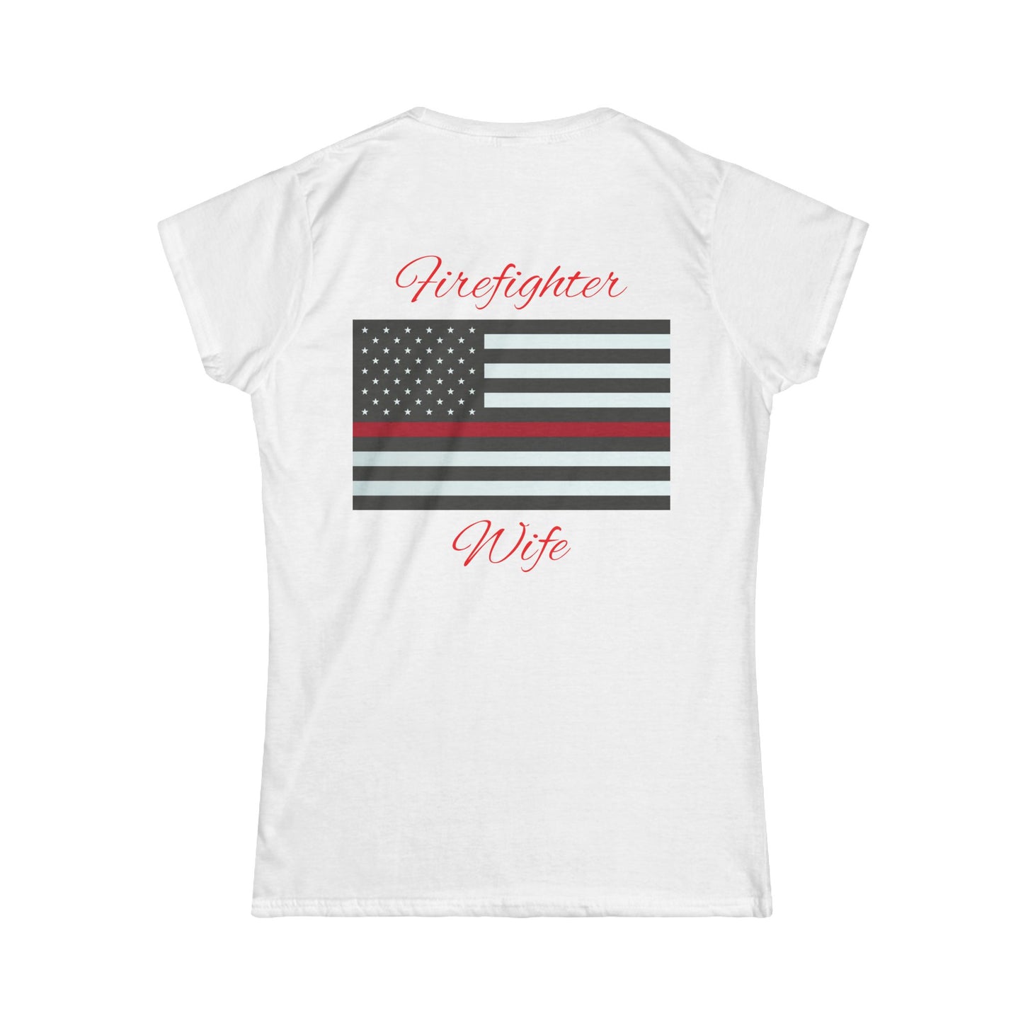 Firefighter Wife Women's Softstyle Tee - Support Your Hero