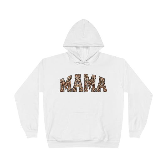 Leopard Print Mama Hoodie - Unisex EcoSmart® Pullover Sweatshirt