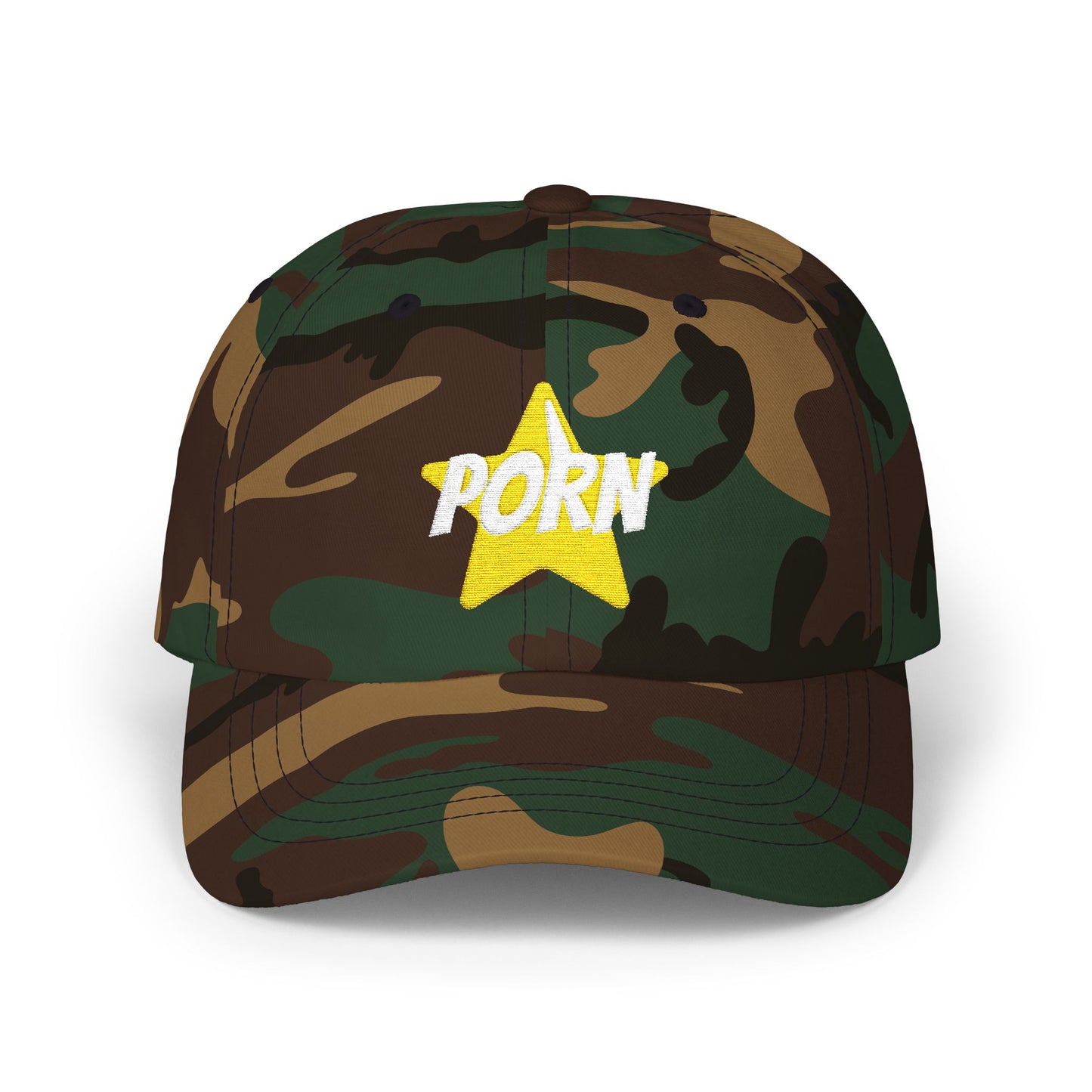 Playful Dad Cap with 'PORN' Design - Trendy Unisex Hat for Casual Wear, Great Gift for Him, Perfect for Summer Events, Festivals, funny hat, statement hat, gifts for her