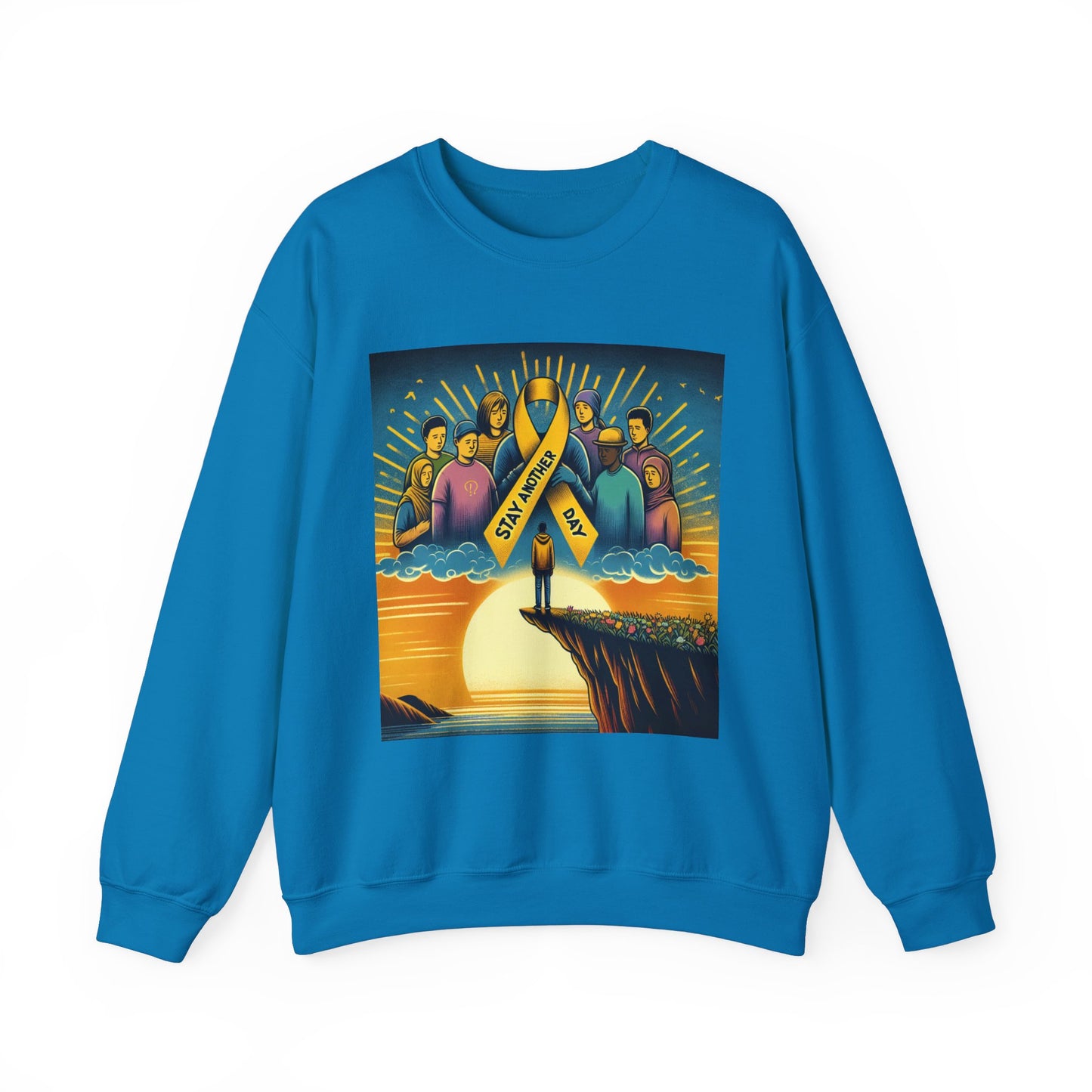 Suicide Prevention Awareness Sweatshirt, Stay Another Day, You Matter, Mental Health Support, Crewneck Jumper, Unisex Hoodie