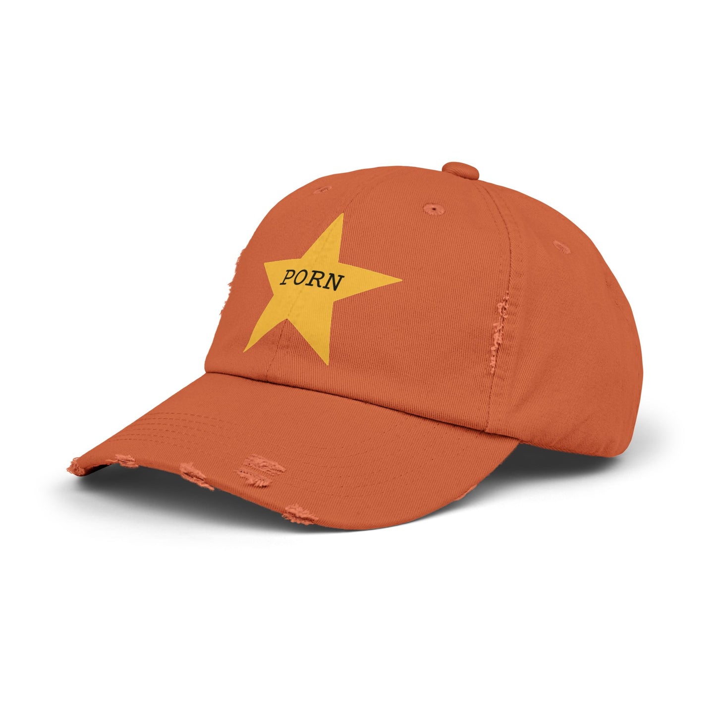 Trendy Unisex Distressed Cap with Statement Design, Casual Hat, Fashion Accessory, Gift for Him, Gift for Her, Everyday Style