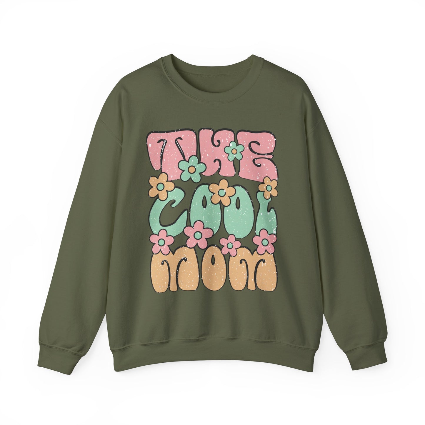 The Cool Mood Floral Graphic Unisex Crewneck Sweatshirt