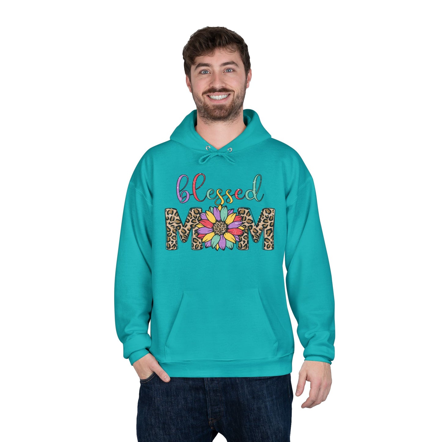 Blessed Mom Eco-Friendly Pullover Hoodie