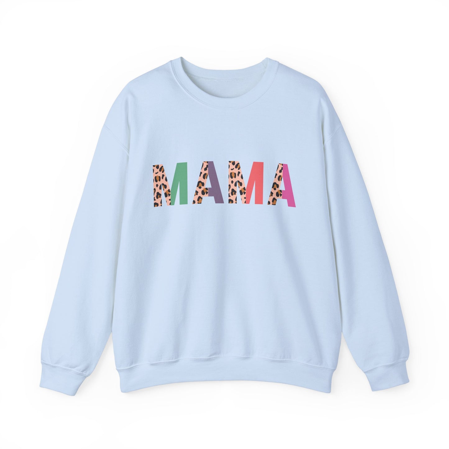 Mama Leopard Print Unisex Crewneck Sweatshirt